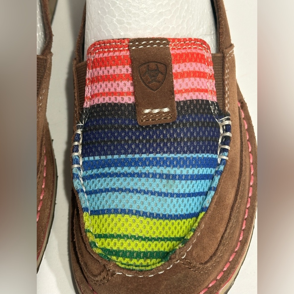 Ariat Women's Size 6.5 Cruiser Palm Serape Shoes Loafers Suede Slip Ons Rainbow - Picture 4 of 12